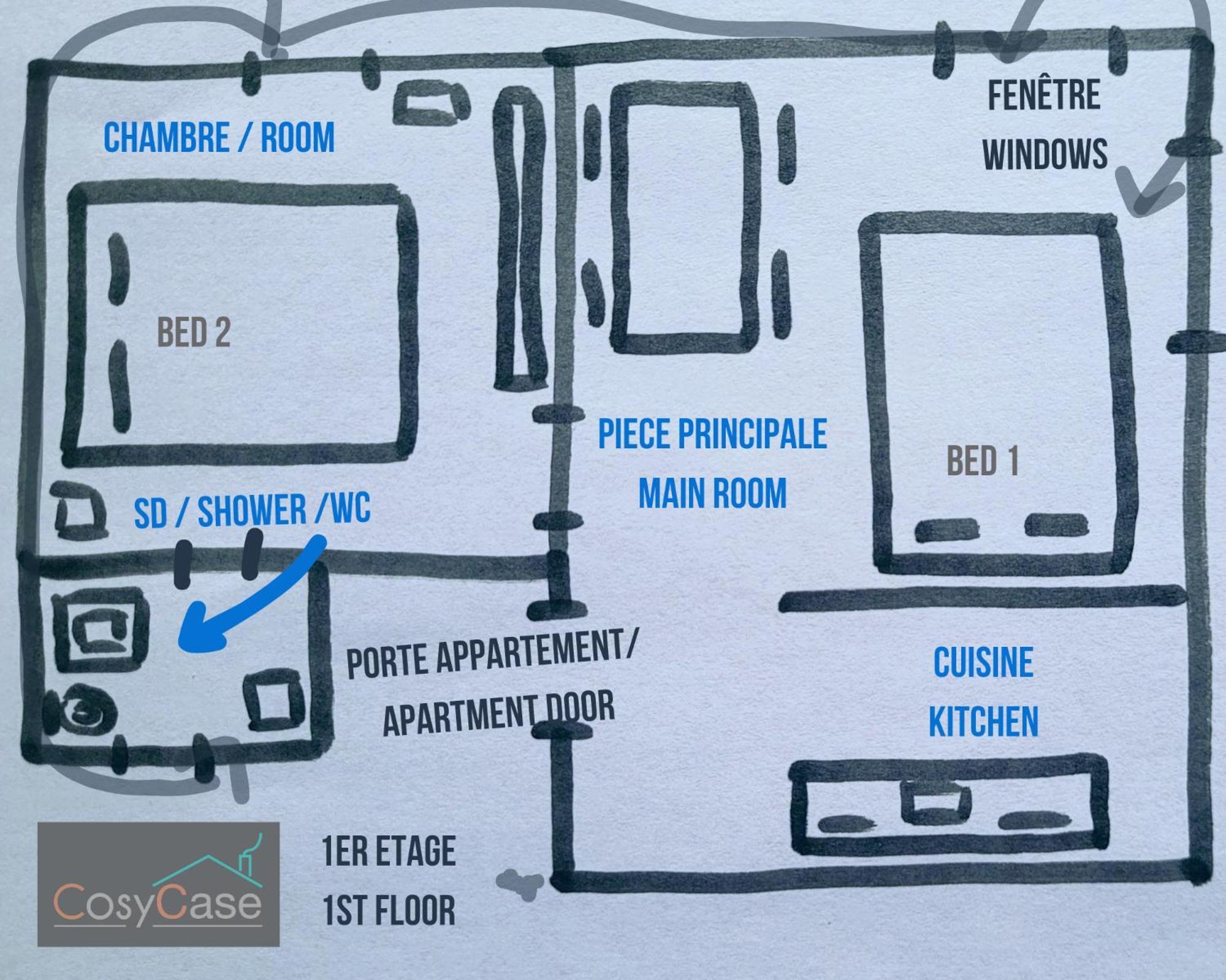 Apartment Cosy Proche Paris La Defense *